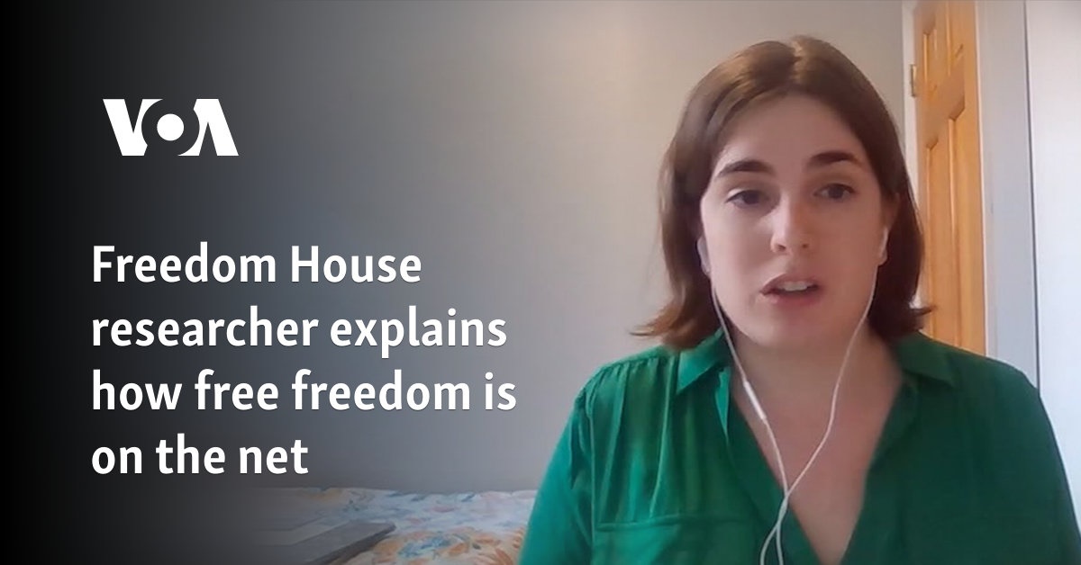 Freedom House researcher explains how free freedom is on the net