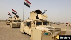 Các lực lượng Iraq tiến vào Mosul để giành lại cứ địa này từ tay Nhà nước Hồi giáo ngày 21/2/2016.