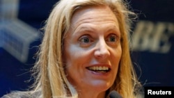 FILE - Lael Brainard, a member of the Fed's Board of Governors.