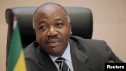 Ali Bongo à la Conférence des chefs d'État et de gouvernement de l'Union Africaine à Addis-Abeba, le 29 janvier 2018.