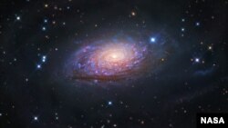 Galaxie Messier 63 dans la constellation Canes Venatici.