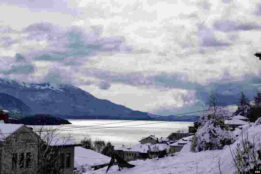 Ohrid under snow