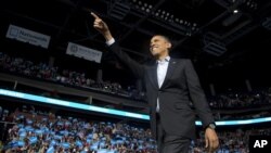 6일 미국 대통령 선거에서 재선에 성공한 바락 오바마 대통령. (자료사진)