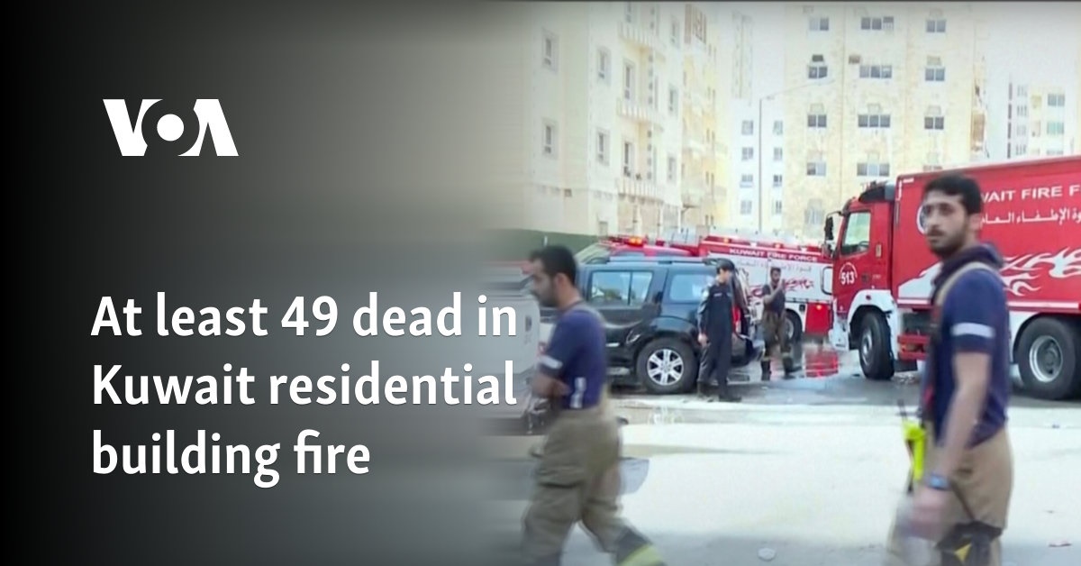 At least 49 dead in Kuwait residential building fire