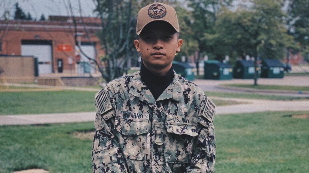 Jovan Zachary Winarno, tentara angkatan laut AS asal Surabaya (dok: Jovan)