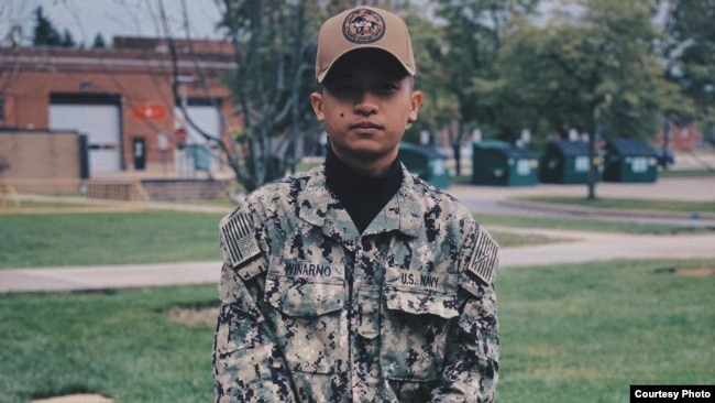 Jovan Zachary Winarno, tentara angkatan laut AS asal Surabaya (dok: Jovan)
