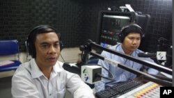 Long Khet, executive director of Youth for Peace, on 'Hello VOA' on Monday.