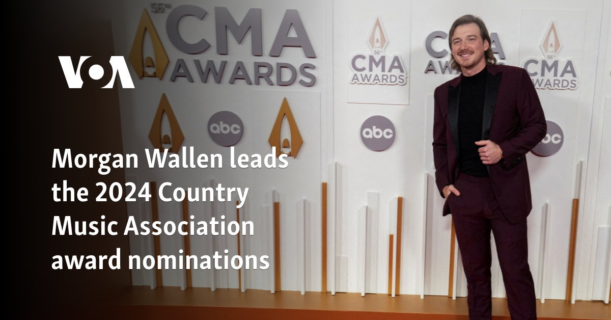 Morgan Wallen leads the 2024 Country Music Association award nominations