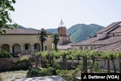 The 13th century monastery was famous for its pharmacy, and was where the first Sambuca liquor was produced by monks using local herbs.