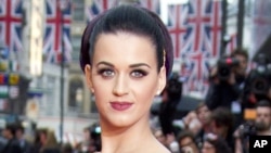  U.S. singer Katy Perry at the European Premiere of her film "Part of Me" in London, July 3, 2012. 