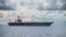 Tàu sân bay USS Nimitz, ảnh chụp ngày 6/7/2020 trên Biển Đông. TQ tố cáo Mỹ phô trương lực lượng với các cuộc tập trận hỗn hợp trên Biển Đông. .(Aviation Boatswain's Mate (Handling) 3rd Class Kimani J. Wint/U.S. Navy via AP)
