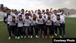 تیم ملی فوتبال افغانستان پیش از سفر به جانب تاجکستان