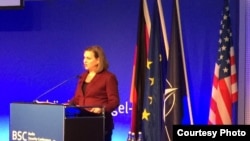 Виктория Нуланд на Берлинской конференции по безопасности