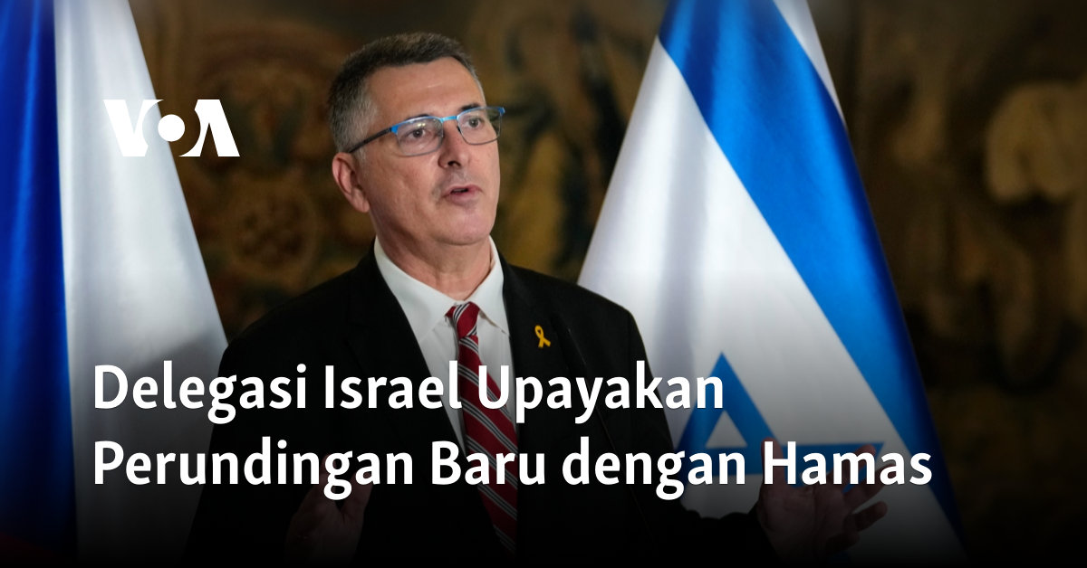 Delegasi Israel Upayakan Perundingan Baru dengan Hamas