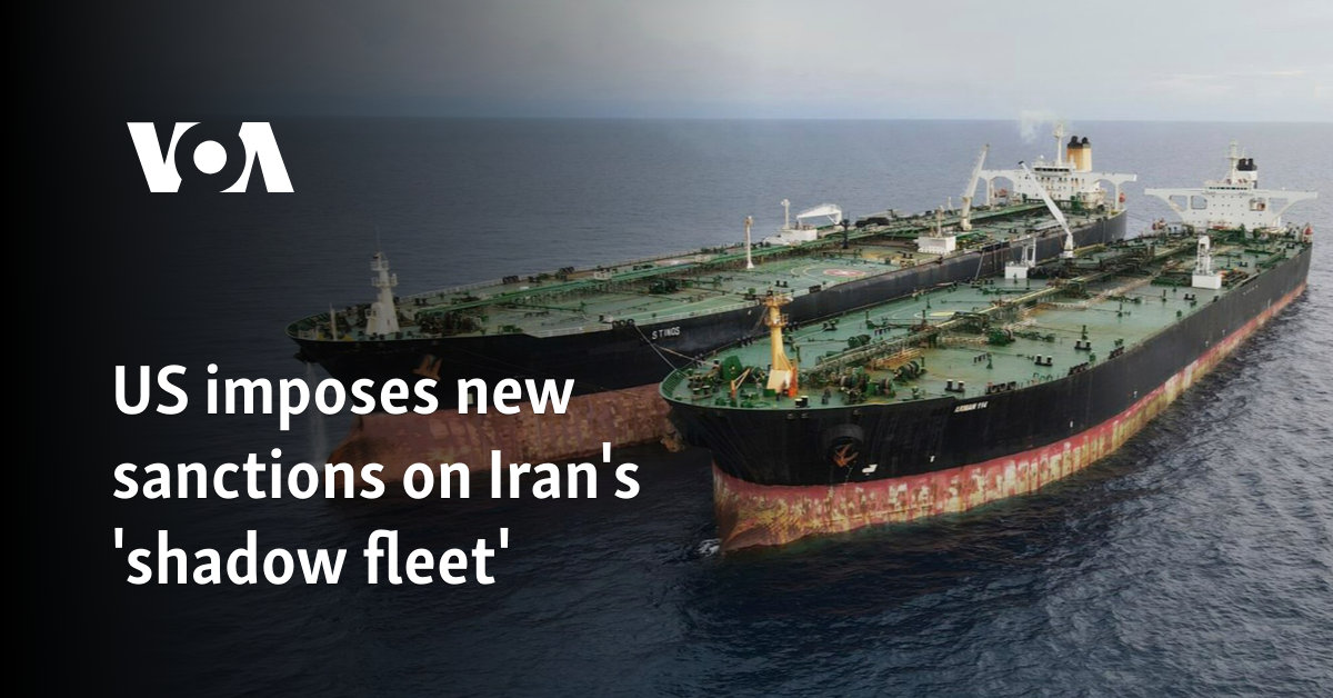 US imposes new sanctions on Iran's 'shadow fleet'