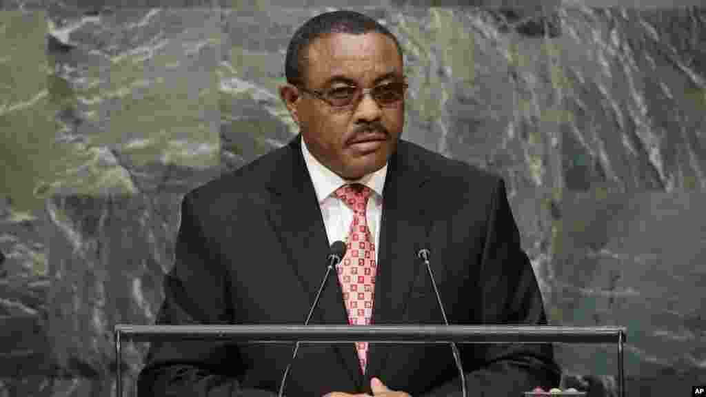 Ethiopia Prime Minister Hailemariam Desalegn.