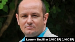 Laurent Duvillier, du Bureau régional de l'UNICEF pour l'Afrique de l'Ouest et du Centre