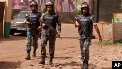 Des casques bleus de l'ONU au Mali