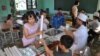 US AID deworming clinic in Vietnam's Bac Giang Province. Vietnam is another country where people have a high risk of contracting roundworm.