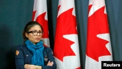 Ensaf Haidar, esposa de Raif Badawi, no Canadá