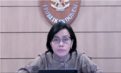 Menteri Keuangan RI, Sri Mulyani. (Foto: VOA)