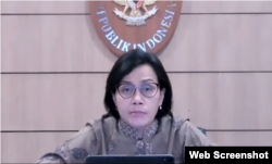 Menteri Keuangan RI, Sri Mulyani. (Foto: VOA)