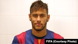La star du football Neymar