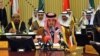 وزیران امور خارجه شورای همکاری خلیج فارس درباره جزایر سه گانه بحث می کنند 