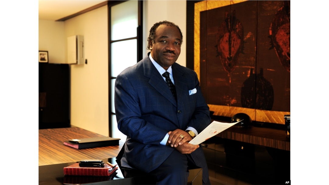 FILE - Gabon President Ali Ben Bongo Ondimba.