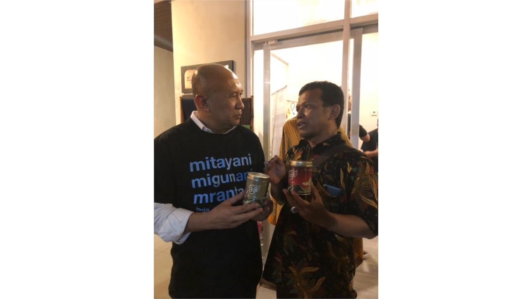 Edy bersama Menteri Koperasi RI, Teten Masduki. (Foto: Dok Pribadi)