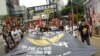 美國之音特約記者連線報導香港平反六四遊行