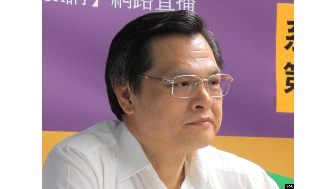 前陆委会主委 陈明通(VOA记者张永泰拍摄)