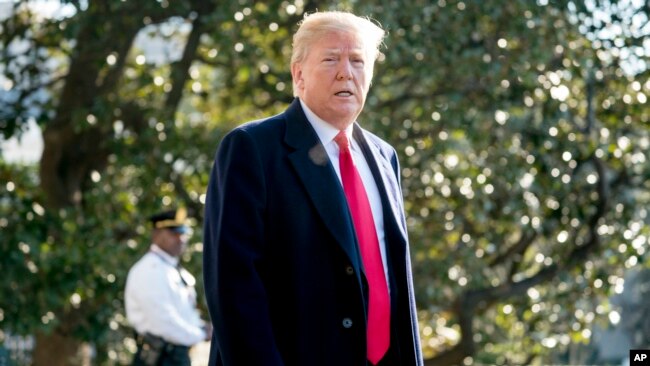 Президент США Дональд Трамп. Белый дом, Вашингтон. 13 марта 2018 г.