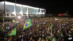 Manifestações em Brasília contra o Governo