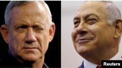 Benny Gantz dan PM Benjamin Netanyahu (foto: dok). 