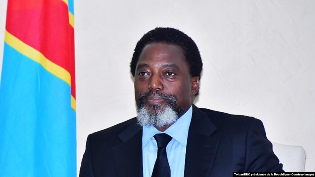 Le président Joseph Kabila au Palais de la Nation, Kinshasa, 7 mars 2018. (Twitter/RDC présidence de la République)