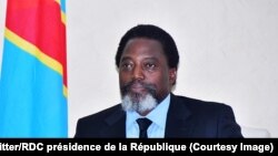 Le président Joseph Kabila au Palais de la Nation, Kinshasa, 7 mars 2018. (Twitter/RDC présidence de la République)