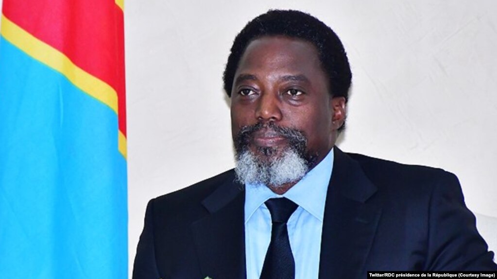 Le président Joseph Kabila lors d’une rencontre avec une délégation des opérateurs économiques du secteur minier, au Palais de la Nation, Kinshasa, 7 mars 2018. (Twitter/RDC présidence de la République)