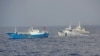 日本海上防衛隊攔截中國漁船並拘留船長