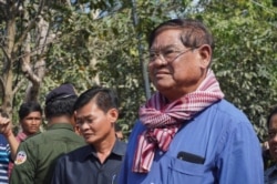 FILE: Interior Minister Sar Kheng in January 2020. (Sun Narin/VOA Khmer)