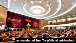 Một phiên họp toàn thể của Ban chấp hành Trung ương Đảng cộng sản Việt Nam