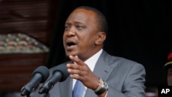 Le président Kenyan, Uhuru Kenyatta 