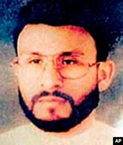 This photo provided by U.S. Central Command, shows Abu Zubaydah, date and location unknown