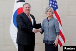 وزیر خارجه آمریکا در دیدار با همتای خود از کره جنوبی