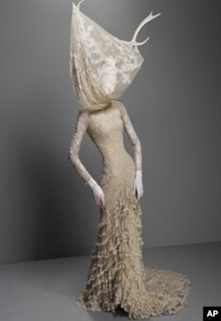 A dress from McQueen's "Widows of Culloden" 2006-2007 collection