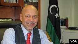 Libyan Ambassador to the U.S. Ali Suleiman Aujali at his Washington office, Feb 2013.