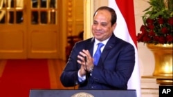 Tổng thống Ai Cập Abdel Fattah el-Sissi.