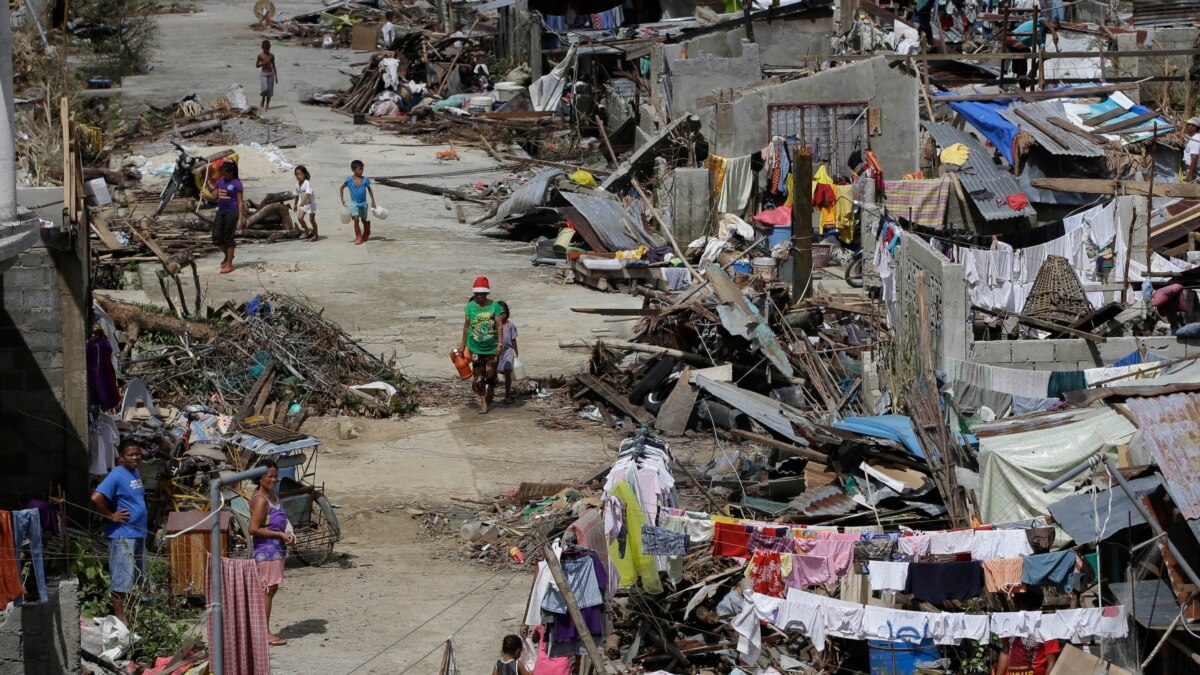 Typhoon Victims Struggle to Survive