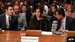 IŞİD'in elinden kurtulan Ezidi kadın Nadia Murad, insan hakları eylemcisi olarak Amerikan Senatosu'na açıklama yaptı.