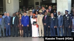 Les directeurs généraux des pays du G5 Sahel en réunion à Bamako, Mali, le 7 décembre 2017. (VOA/Kassim Traoré)
